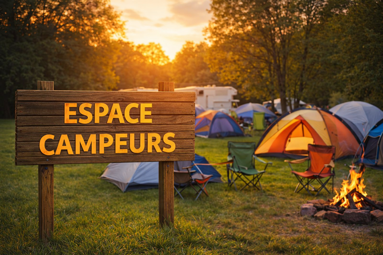 Espace campeurs